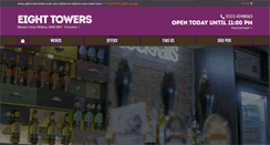Desktop Screenshot of eighttowerspub.co.uk